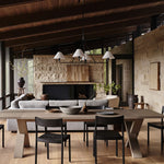 Load image into Gallery viewer, Diora Linen Shade Chandelier - 2 or 4 Light Dining and Island Light
