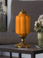 Charger l&#39;image dans la visionneuse de galerie, Lampe de table LED Eloise vintage en verre
