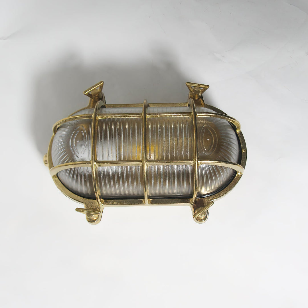 Applique murale industrielle vintage avec verre cage pour éclairage extérieur et salle de bainApplique murale industrielle vintage avec verre cage pour éclairage extérieur et salle de bain