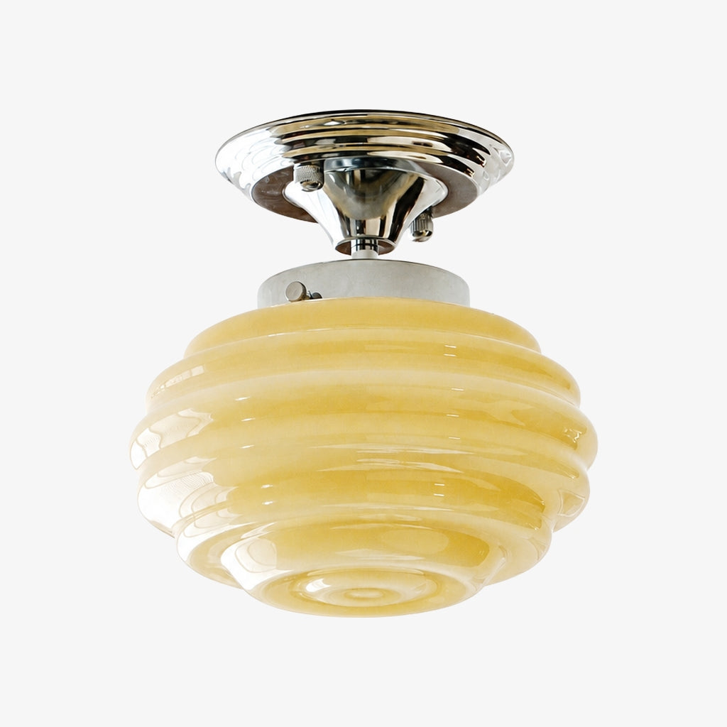 Cirren Nordic Minimalist Multi-Tier Flush Mount Ceiling Light for Bedroom Decor