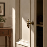 Load image into Gallery viewer, Antique Brass Leaf Cabinet Knob