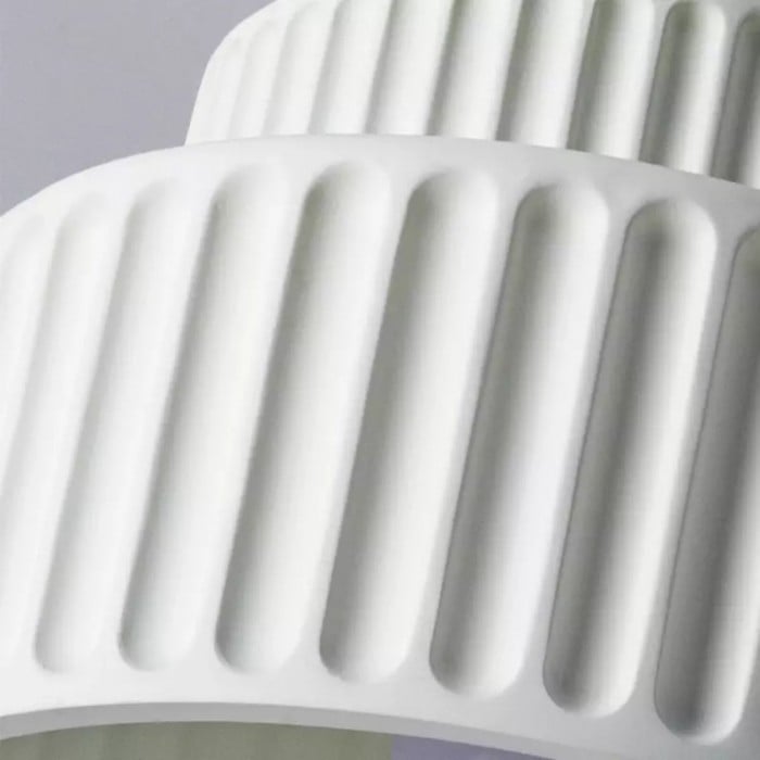 Tierna Schalen-Deckenleuchte zum Einbau - Sanfte skulpturale nordische Form für den Eingangsbereich