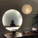 Charger l'image dans la visionneuse de galerie, Bamboo Ribbed Mulberry Paper Swag Pendant