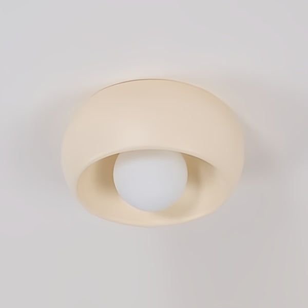 Plafonnier Rond Aurelox à Fixation Affleurante Luminaire Géométrique Épuré - Éclairage Intérieur Contemporain