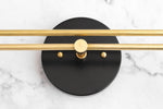Cargar imagen en el visor de la Galería, Mobilux Line Modern Vanity Light - Bathroom Wall Fixture in Art Deco Style
