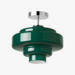 Bild in Gallery-Viewer laden, Koloro Glass Ceiling Light — Layered Rounded Design Lampshade for Hallway or Cloakroom