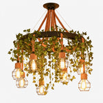 Load image into Gallery viewer, Rope-Wrapped Industrial Ring Chandelier