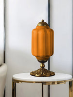 Charger l&#39;image dans la visionneuse de galerie, Lampe de table LED Eloise vintage en verre
