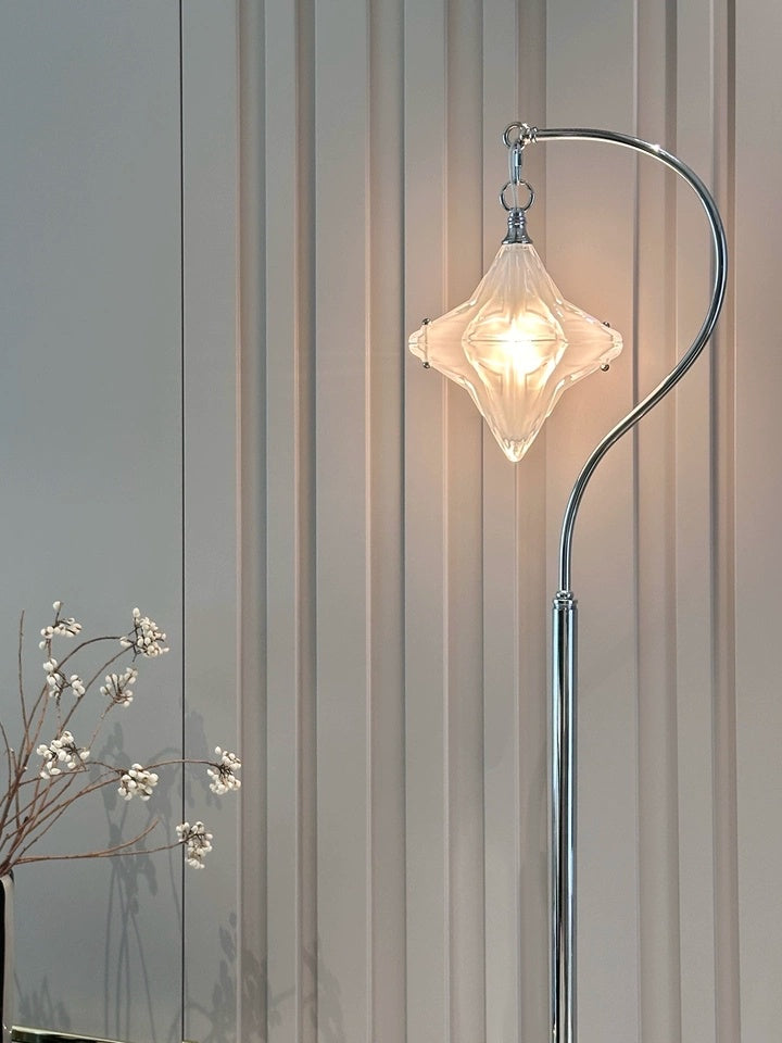Lámpara de pie Art Déco Star: Lámpara de pie moderna para espacios de estar – Astris Orion 
