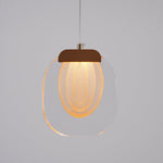 Bild in Gallery-Viewer laden, Clear Rippled Glass Plug-In Pendant