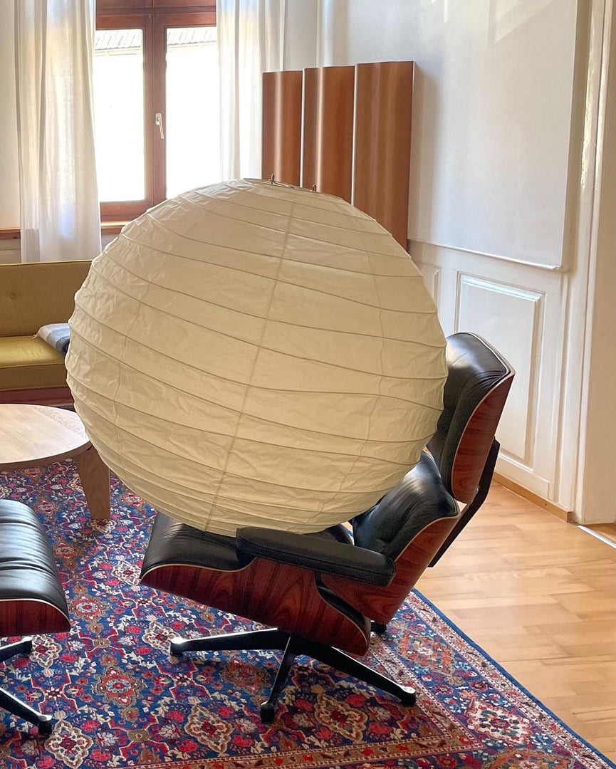 White Washi Paper Plug-In Pendant