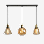 Load image into Gallery viewer, Industrial Glass Pendant Light