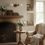 Load image into Gallery viewer, Ornato Luxe Art Deco Vanity Sconce – Opal Glass Wall Light for Bathroom &amp; Dressing Room
