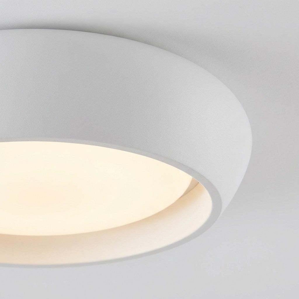 Luminaire de plafond en béton minimaliste Monocem – Applique encastrée élégante pour salon