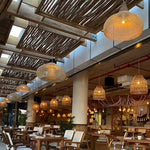 Load image into Gallery viewer, Harp Braided Rattan Pendant Lamp
