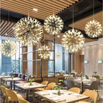 Load image into Gallery viewer, Silver Spark Ball Pendant Light
