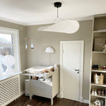 Charger l'image dans la visionneuse de galerie, White Silk Cloth Plug-In Pendant Lamp