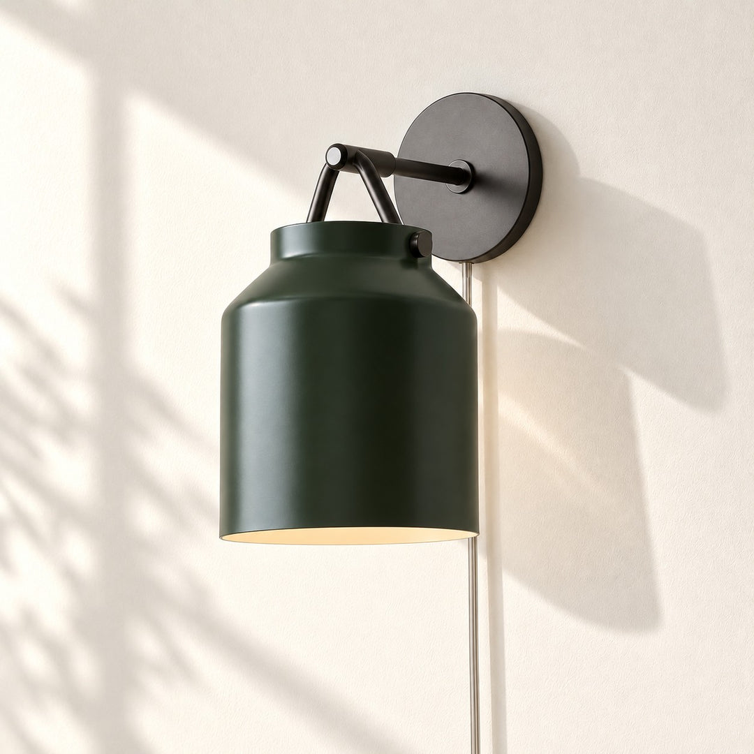 Hanton Modern Minimalist Nordic Plug-In Wall Sconce for Bathroom and Hallway