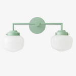 Charger l&#39;image dans la visionneuse de galerie, Opalume Glass Vanity Light - Vintage Inspired Bathroom Wall Lighting
