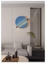 Load image into Gallery viewer, Abstract Sunrise Felt Wall Sconce
