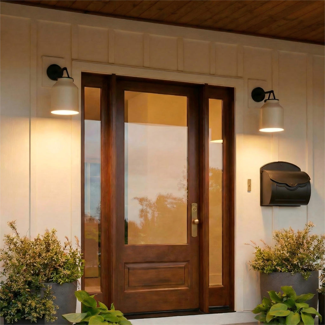 Applique d'extérieur moderne Hanton – Applique murale d'extérieur moderne et industrielle 