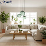 Load image into Gallery viewer, Verdoma Tropical Boho Decorative Glass Pendant Light for Entryway or Hallway