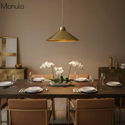 Aurenza Modern Farmhouse  Cone Pendant Light – Dimmable Kitchen and Entryway Lighting