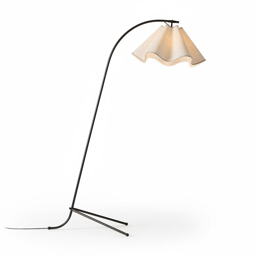 Oslan Elegance Arc-Style Floor Lamp – Modern Minimalist Lighting for Living Spaces
