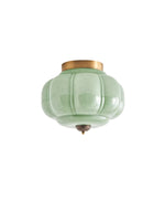 Load image into Gallery viewer, Retro Milk Semi Flush Mount Eloise Ceiling Light
