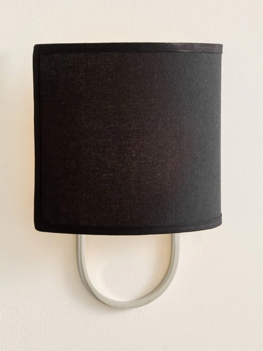 Nolvara Fabric Shade Wall Lamp - Modern Bedroom Wall Sconce for Cozy Lighting