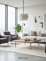 Load image into Gallery viewer, Double Fabric Drum Pendant Lamp
