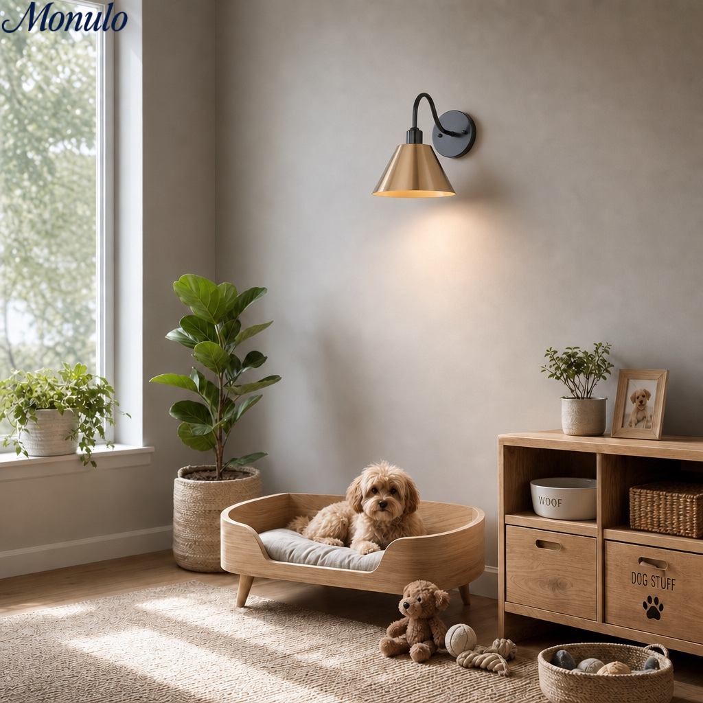 Industrial Modern Tapered Sconce with Clean Metal Silhouette