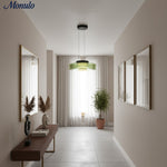 Load image into Gallery viewer, Verdoma Stacked Disc Form Glass Pendant Light Contemporary Nordic Lighting for Kitchens