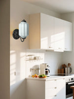 Load image into Gallery viewer, Vintage Milk Glass Sconce Bedside Hallway Eloise Wall Sconce
