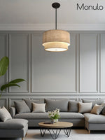 Charger l&#39;image dans la visionneuse de galerie, Suspension tambour en tissu double 

