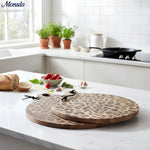 Load image into Gallery viewer, Leopard Solid Sapele Wood Board - Functional Dining Accessory for Kitchen