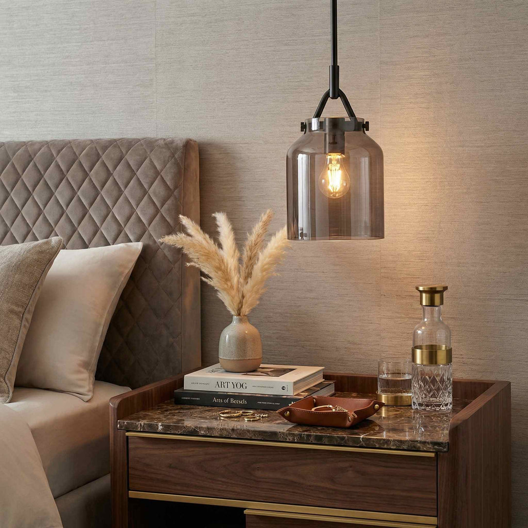 Hanton Nordic Metal Morandi Metal Pendant Light - Nordic Minimalist Fixture Light