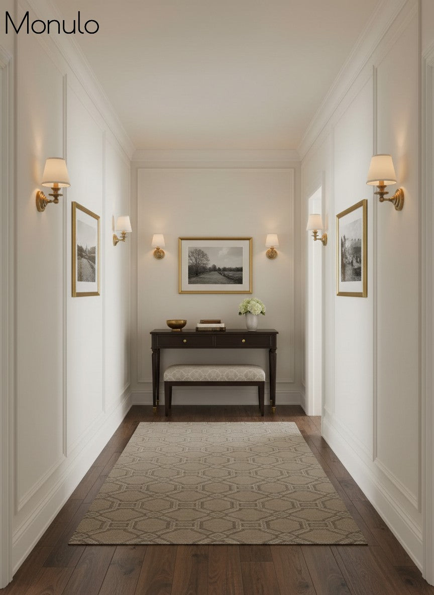 Rowan Drum Shade Wall Sconce – Fabric Sconce Light for Cozy Cottage Lighting