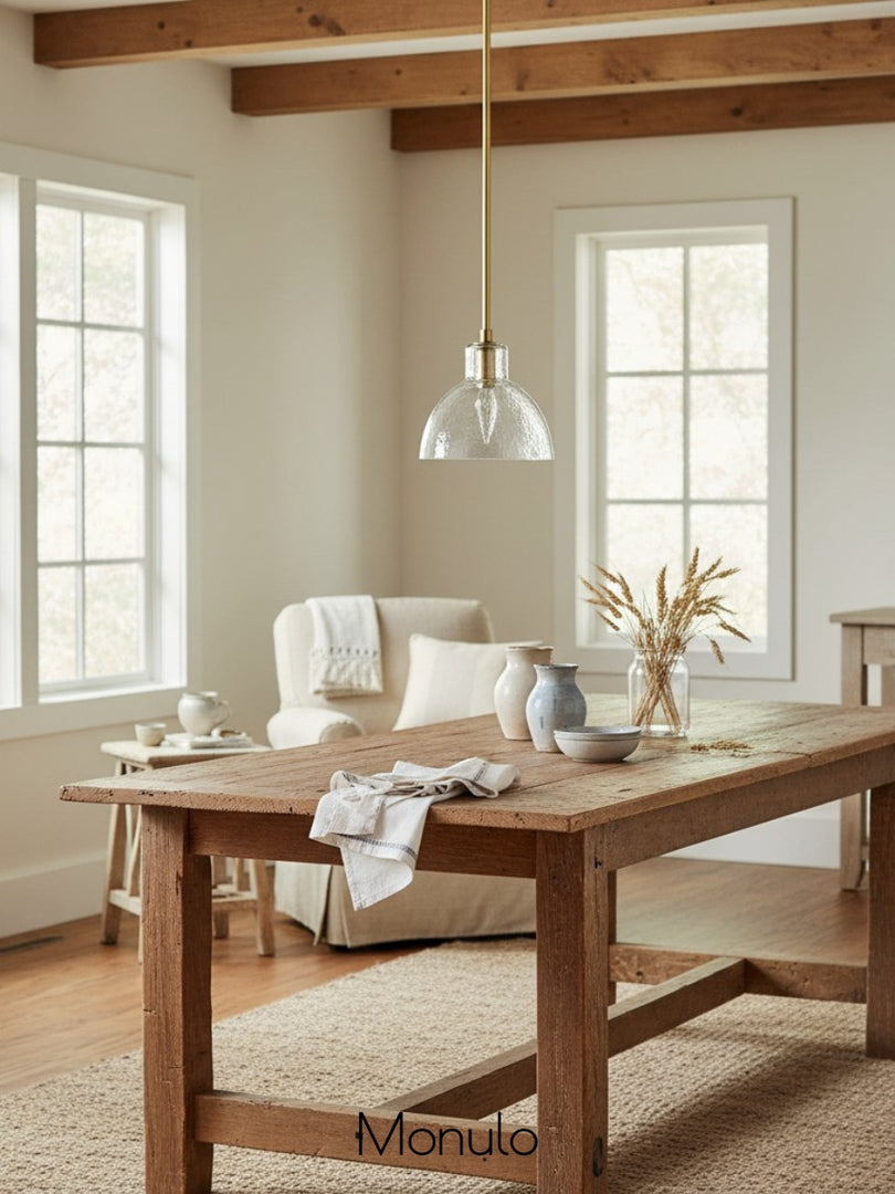Glavira Water Glass Pendant Collection – Recycled Glass For Kitchen