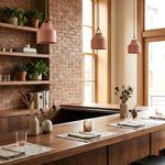 Load image into Gallery viewer, Hanton Nordic Metal Morandi Metal Pendant Light - Nordic Minimalist Fixture Light