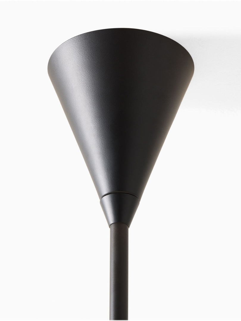 Lámpara de araña Ulvara con diseño lineal de globo de vidrio: elegancia contemporánea