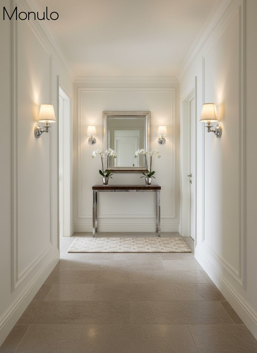 Rowan Drum Shade Wall Sconce – Fabric Sconce Light for Cozy Cottage Lighting