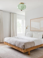 Load image into Gallery viewer, Retro Milk Semi Flush Mount Eloise Ceiling Light
