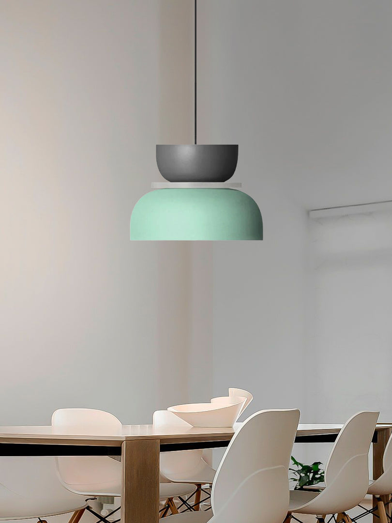Macaron Acrylic Colorful Bowl Shade Pendant Light