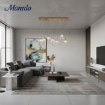 Cargar imagen en el visor de la Galería, Lámpara de araña contemporánea Lumivelle Multi-Light con diseño escultórico