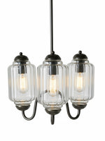 Load image into Gallery viewer, Eloise Chandelier – Milk Glass Chandelier in a Vintage Style Finish
