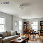 Cargar imagen en el visor de la Galería, Lámpara de Pared y Techo Verdoma Morandic Disc Orb para Interiores Modernos