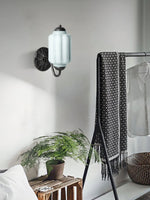 Load image into Gallery viewer, Vintage Milk Glass Sconce Bedside Hallway Eloise Wall Sconce
