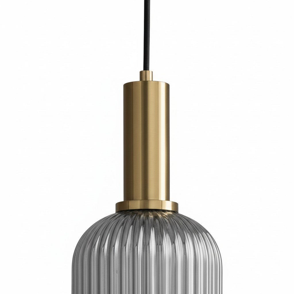 Verdoma Vintage Lantern Stained Glass Pendant Light - Retro Design for Dining Room Kitchen Living Space