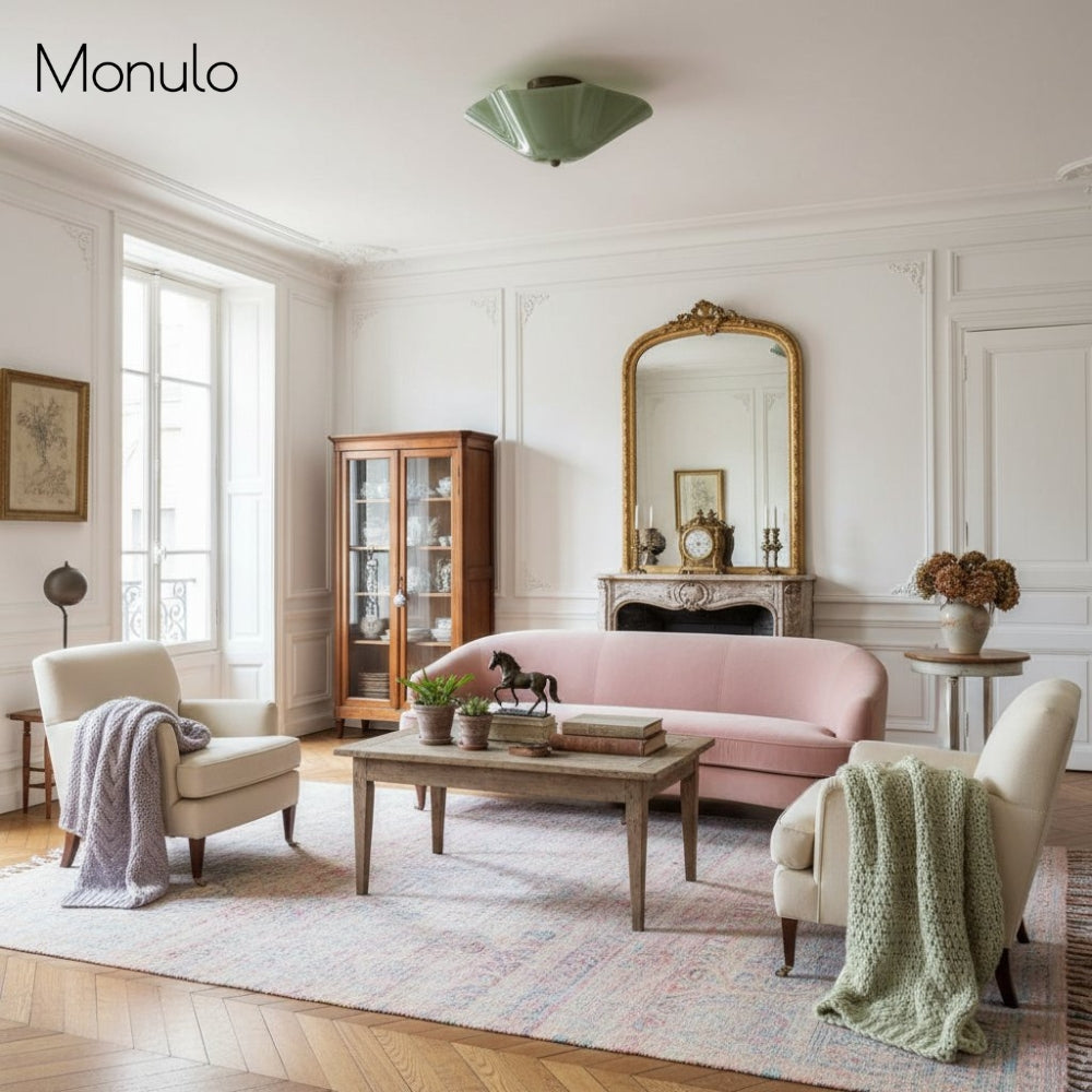 Lámpara de techo Bellina con elegante marco metálico geométrico: luminaria moderna para el hogar o la oficina